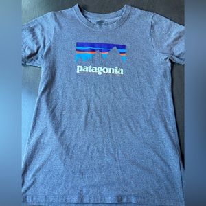 Patagonia Short Sleeve gray tee shirt